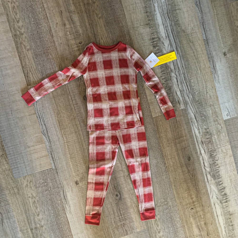 NWT Little Co. toddler Holiday pajamas